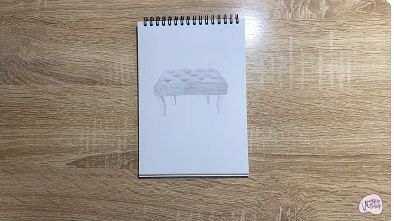 Рисуем Банкетка
