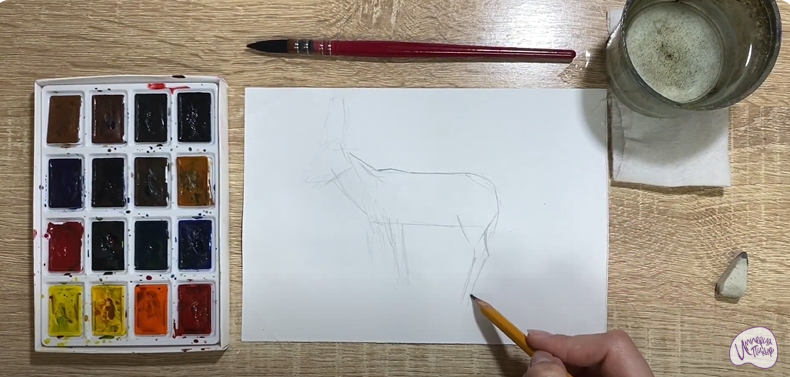 Рисуем Сайгак