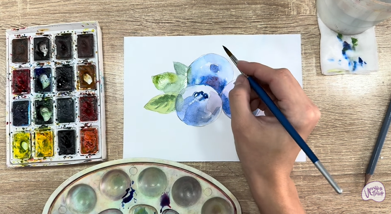 Рисуем Голубика