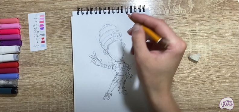 Рисуем Мася из "Фиксиков"