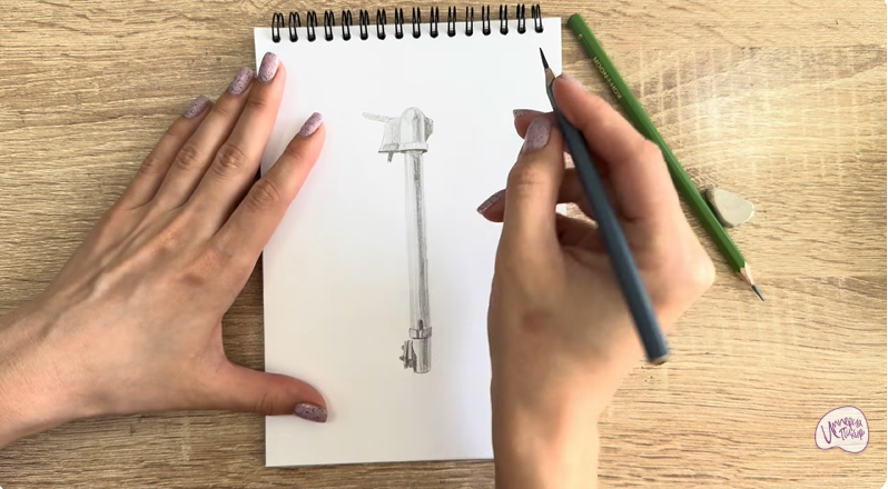 Рисуем Колонка водоразборная