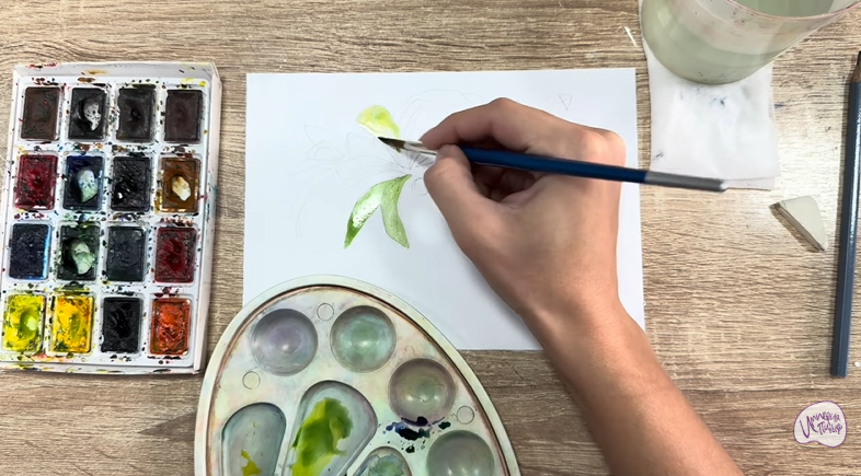 Рисуем Волчья ягода