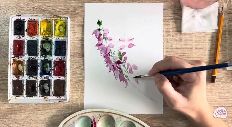 Рисуем Вереск