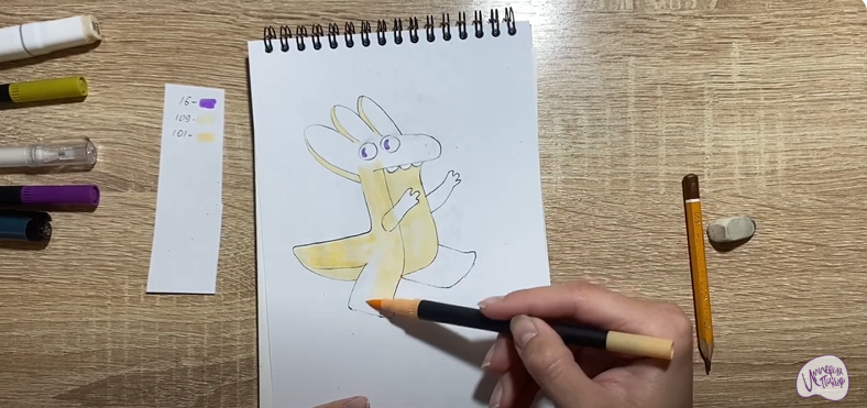 Рисуем Булкозавр из "Ум и Хрум"