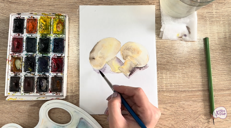 Рисуем Шампиньоны