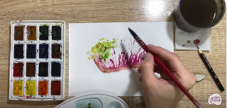 Рисуем Микрозелень
