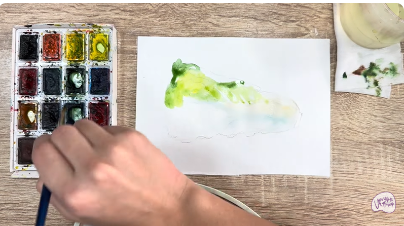 Рисуем Пекинская капуста