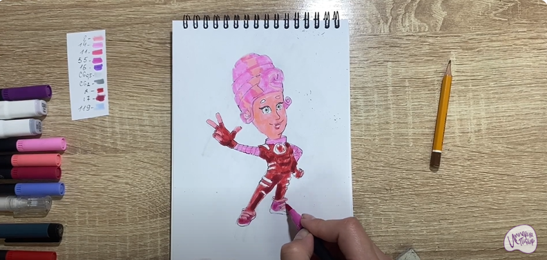 Рисуем Мася из "Фиксиков"