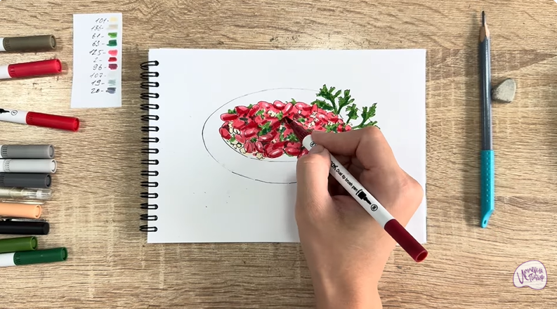 Рисуем Лобио по-грузински