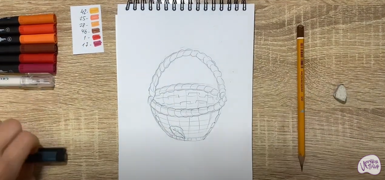 Рисуем Корзинка