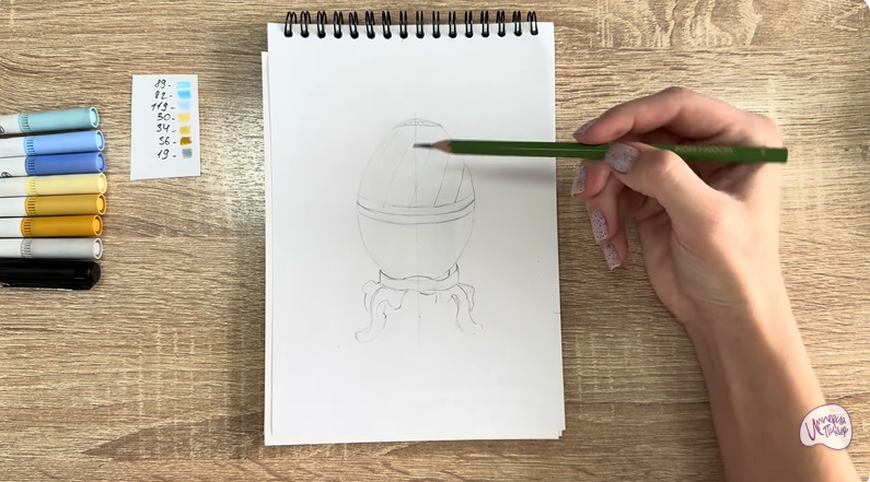 Рисуем Яйцо Фаберже