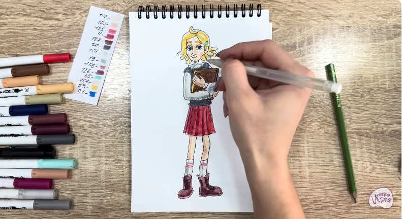 Рисуем Рина Винилион из" Доктор Динозавров"