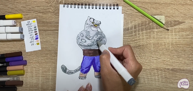Рисуем Тай Лунг