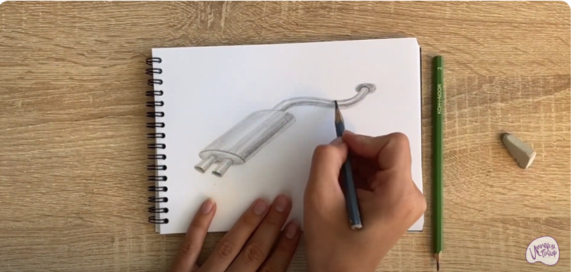 Рисуем Глушитель