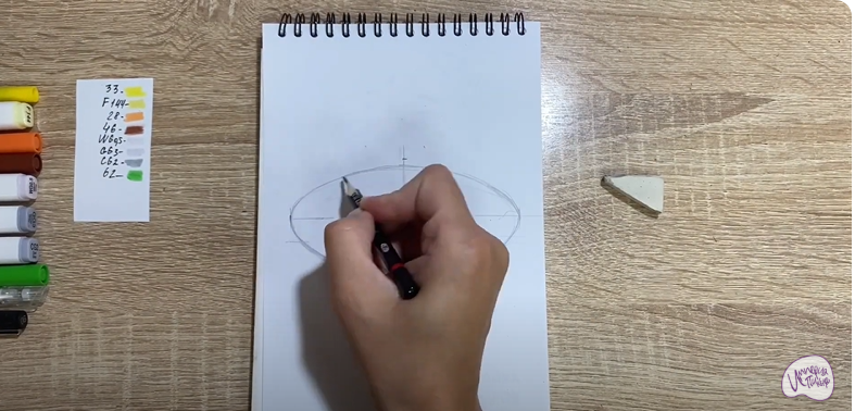 Рисуем Жаренная картошка