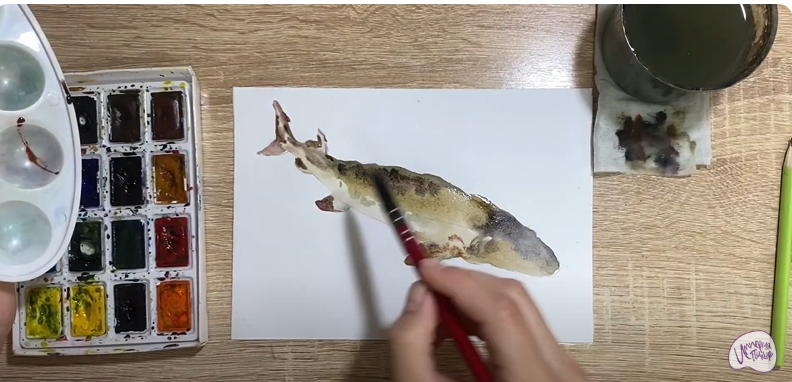 Рисуем Стерлядь