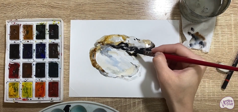 Рисуем Устрица