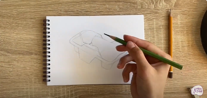 Рисуем Держатель для стаканов