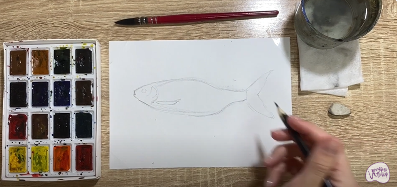 Рисуем Вобла