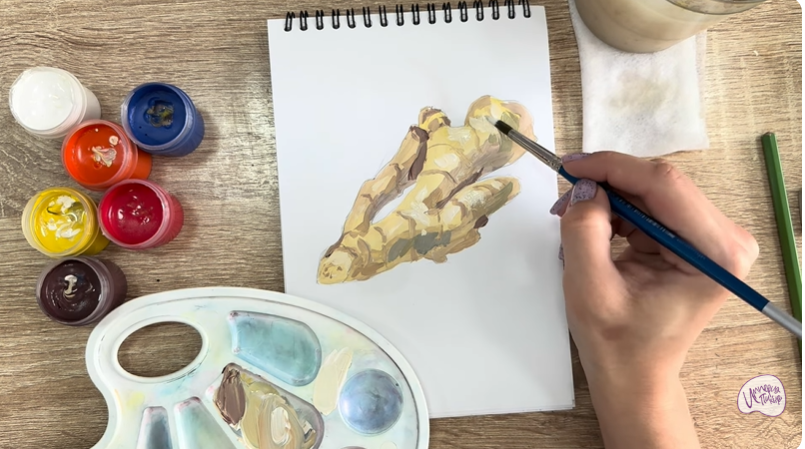 Рисуем Имбирь