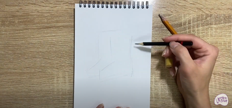 Рисуем Резиновые сапоги
