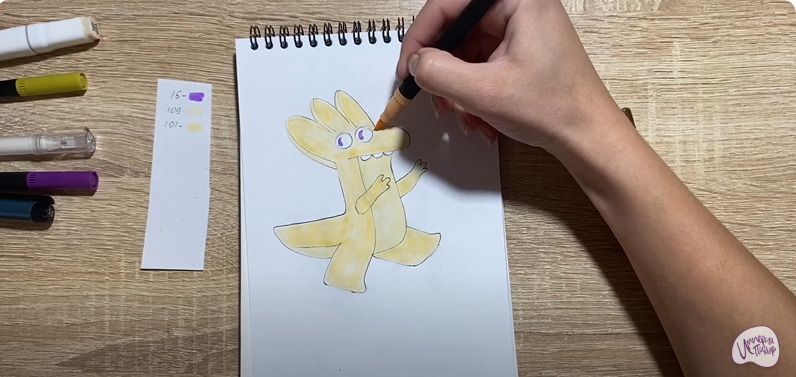 Рисуем Булкозавр из "Ум и Хрум"