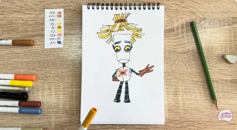 Рисуем Баквит из "Герои Энвелла"