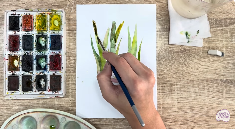 Рисуем Аир болотный