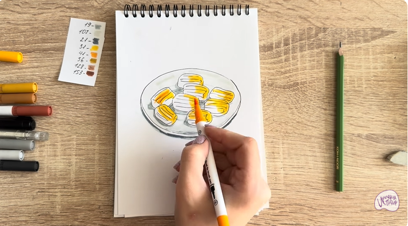 Рисуем Десерт "Тулумба"