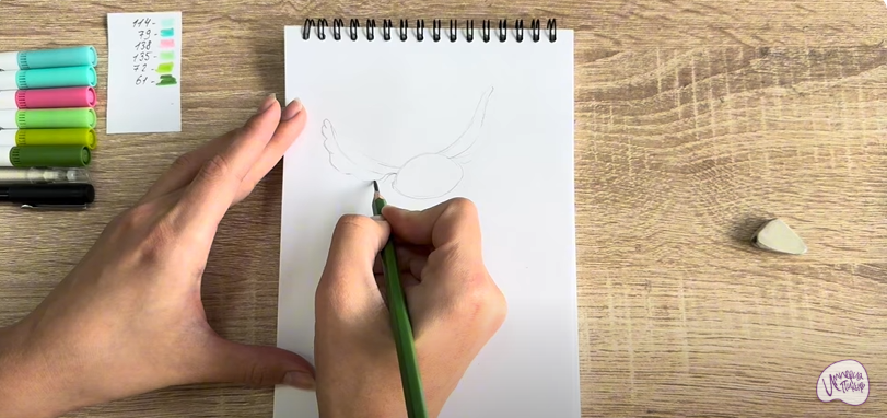 Рисуем Печалька из "Сказочный Патруль"