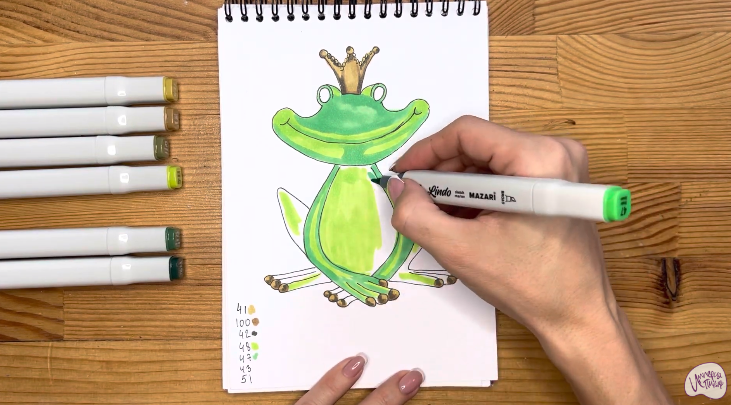 Рисуем Царевна лягушка