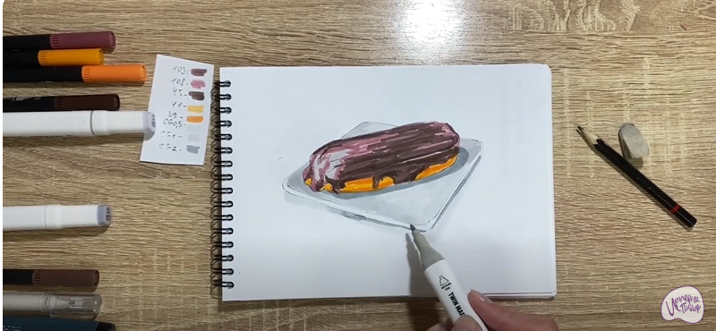 Рисуем Эклер