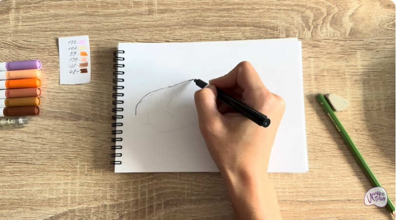 Рисуем Кулебяка