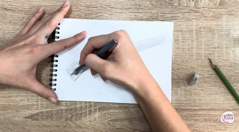 Рисуем Ручка-держатель для сковороды