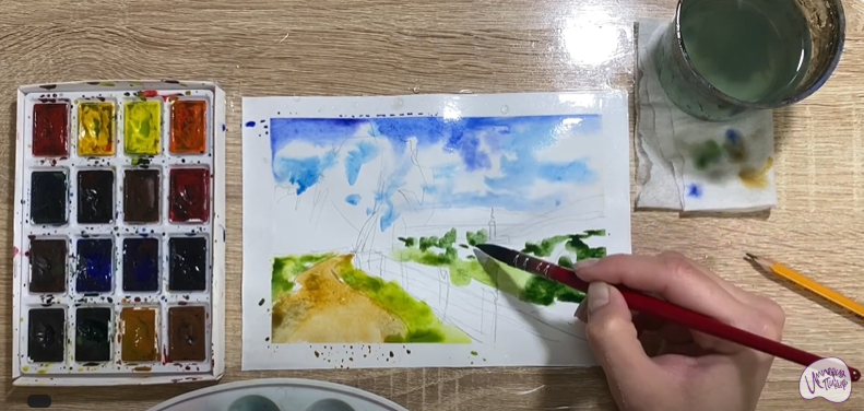 Рисуем Плёс