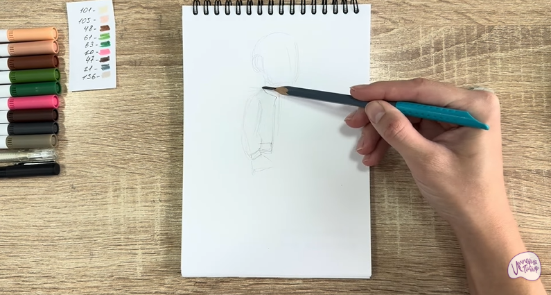 Рисуем Вик из "Побег из будущего"