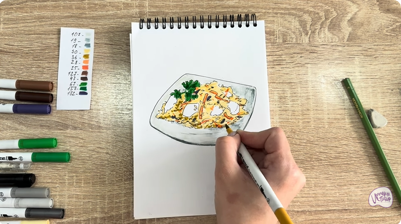 Рисуем Плов