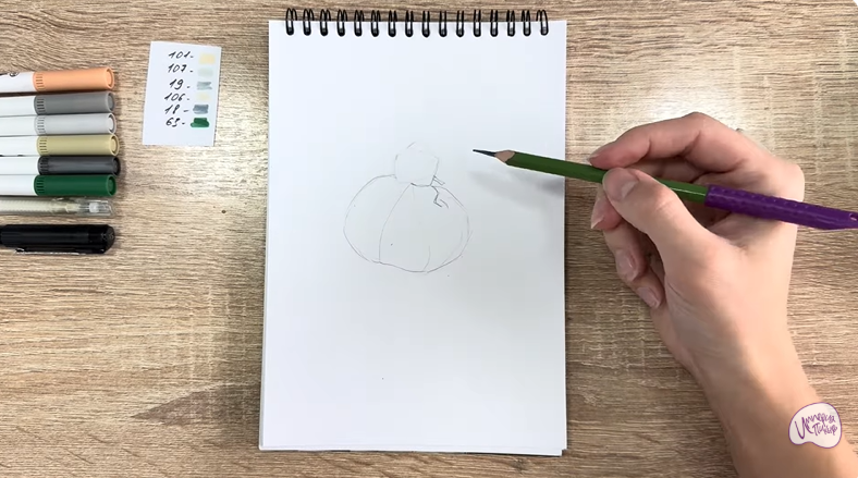 Рисуем Сыр Буратта