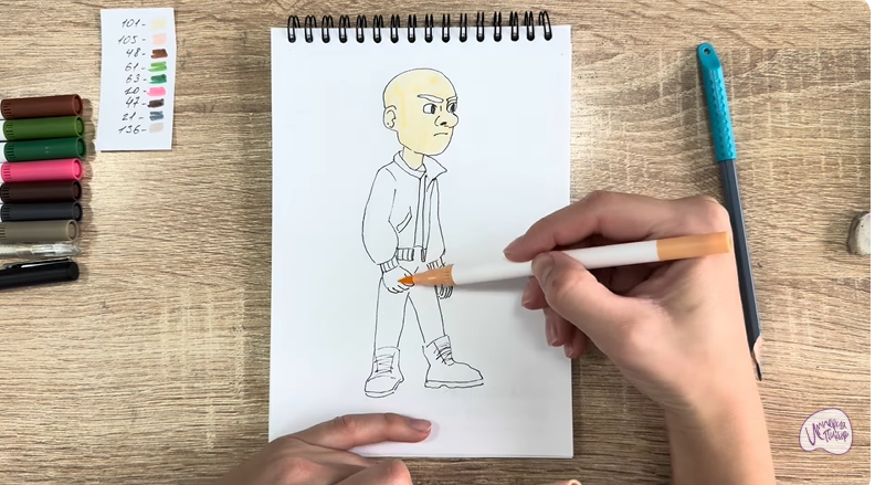 Рисуем Вик из "Побег из будущего"