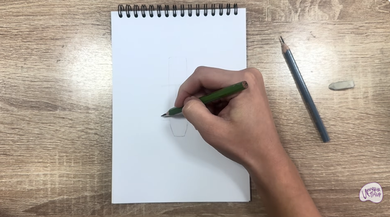 Рисуем Держатель для ручки