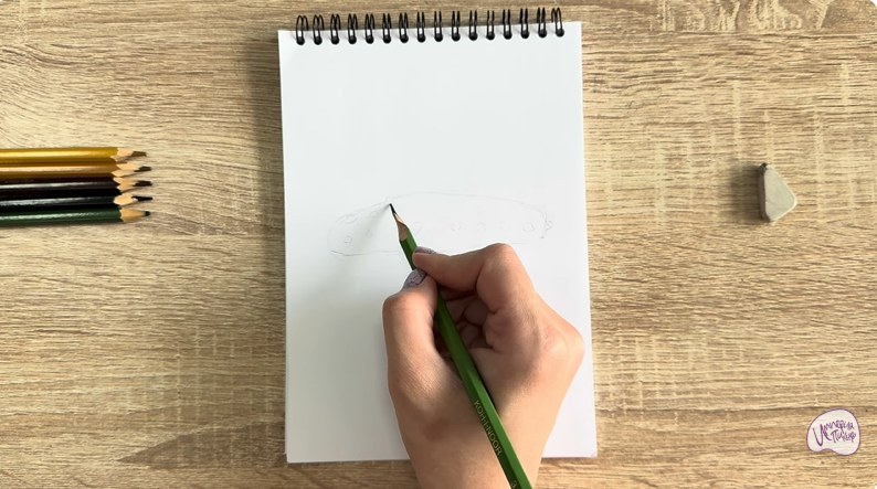 Рисуем Голотурия