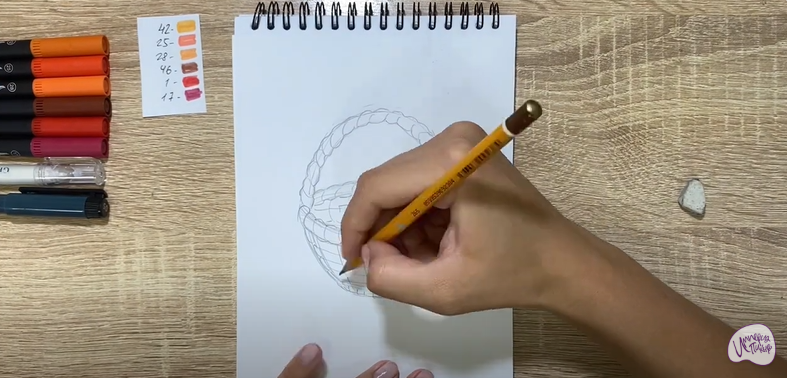 Рисуем Корзинка