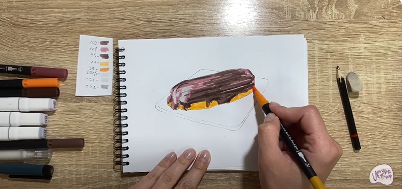 Рисуем Эклер