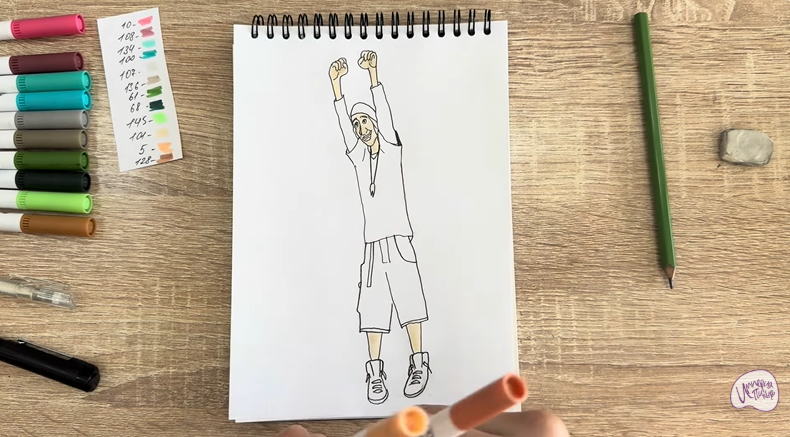 Рисуем Фред из "Город героев"