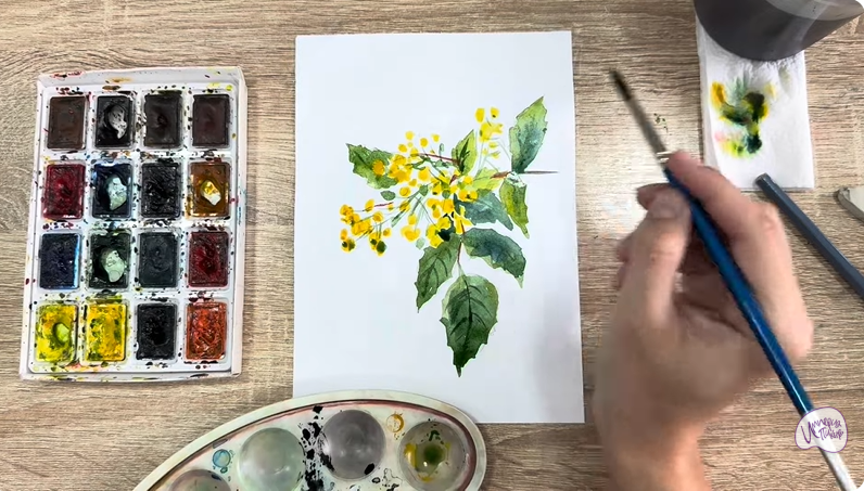 Рисуем Магония