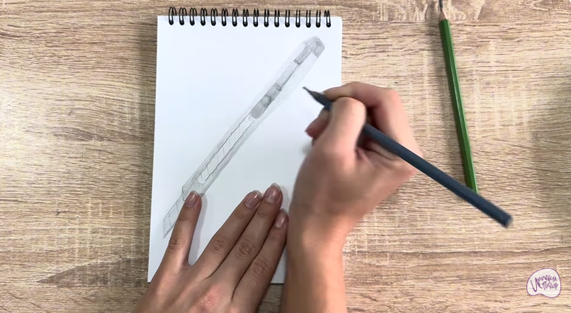 Рисуем Канцелярский нож