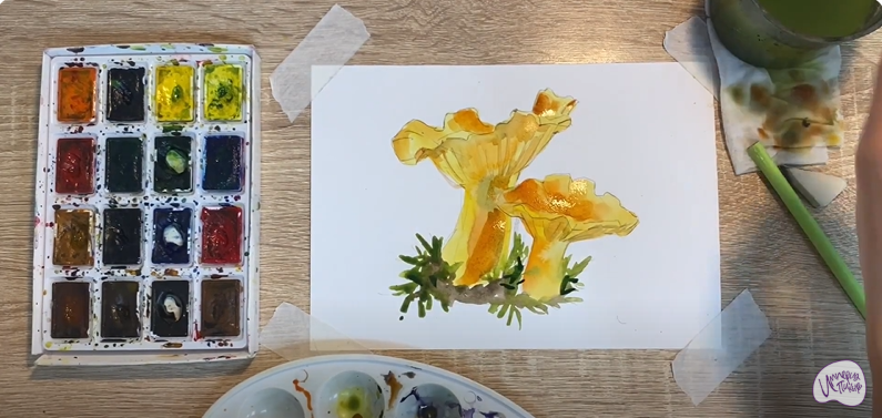 Рисуем Лисички