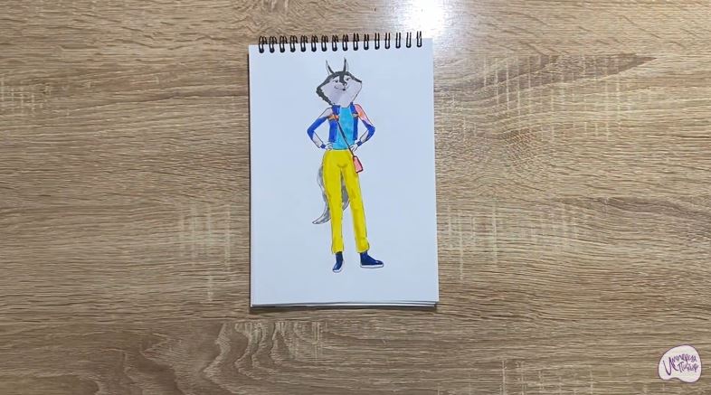 Рисуем Порша Кристал из "Зверопой"