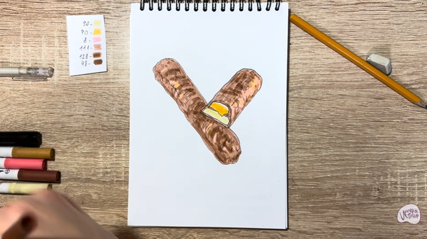 Рисуем Твикс