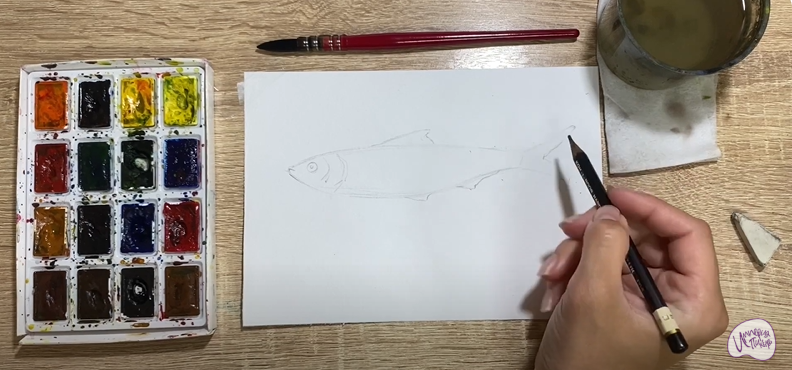 Рисуем Салака